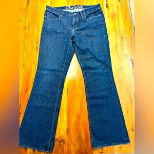 Madewell Bootlegger high rise jeans with stretch, size 32 NWOT